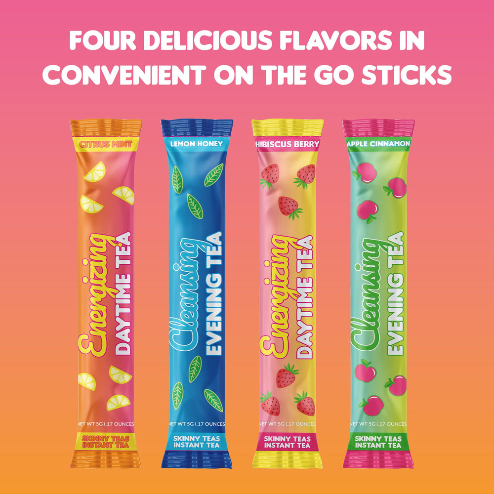 SkinnyBoost Skinny Teas hibiscus berry aroma adds a refreshing daytime ritual.