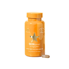 SKINtamin Vegetarian Collagen Pills bottle on white background