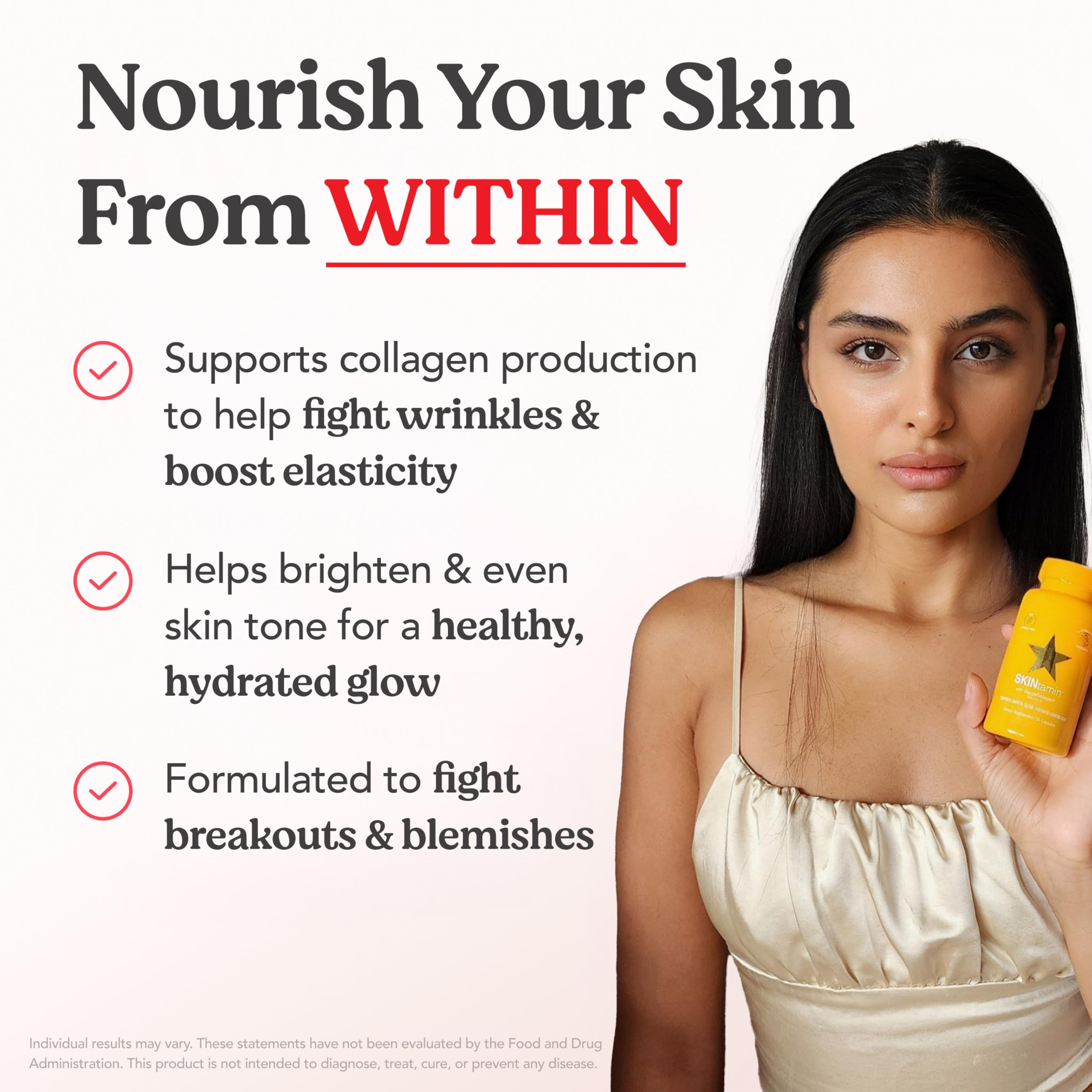 Front view of SKINtamin bottle with label visible