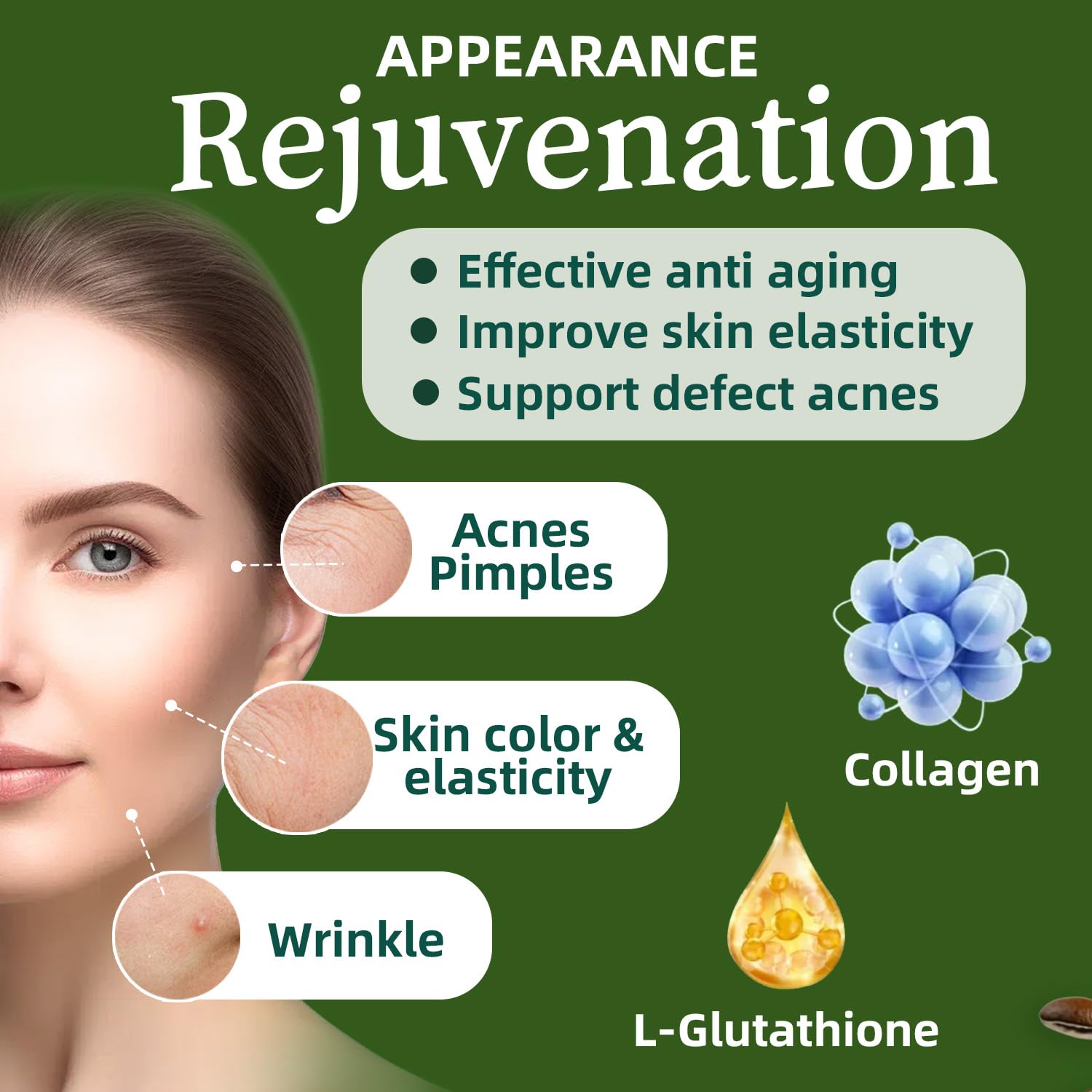 Cup of prepared Skiseoy 20x Collagen Chia Coffee with chia seeds