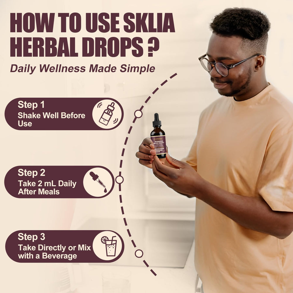 Natural glycerin-based herbal drops with no bitterness