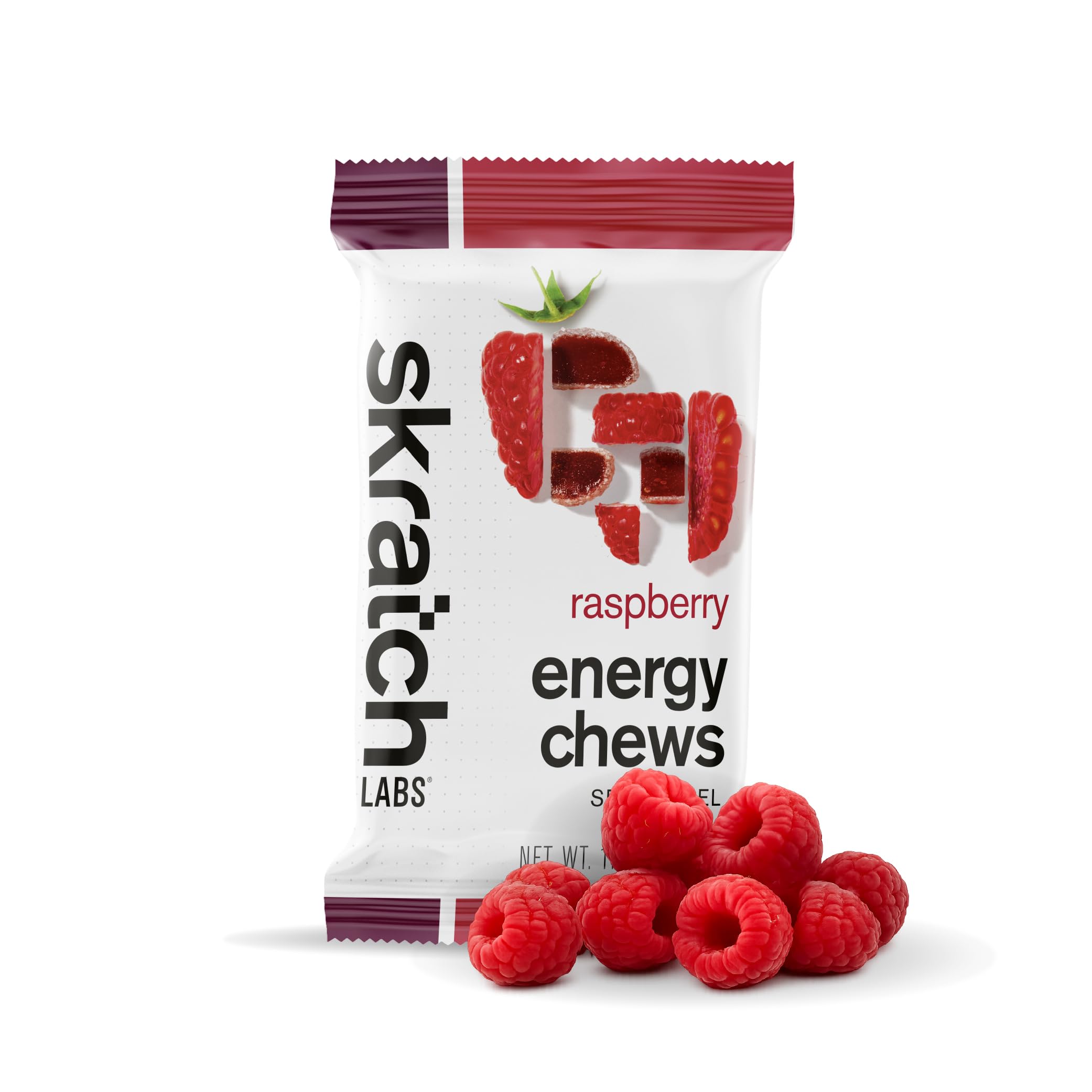 Hero image of Skratch Labs Raspberry Energy Chews (10 pack)