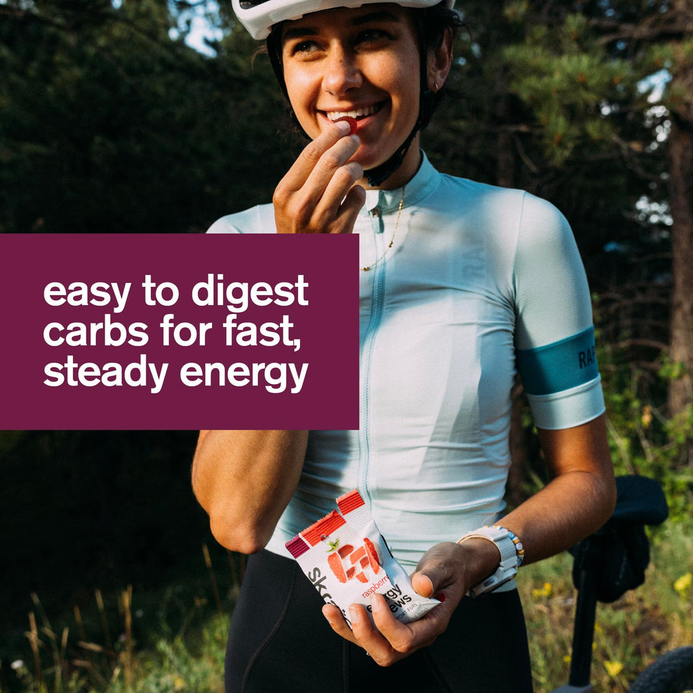 Ingredients panel for Skratch Labs Raspberry Energy Chews