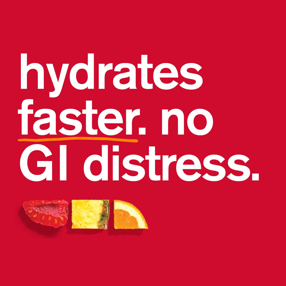 Travel-friendly hydration packets in a gym bag