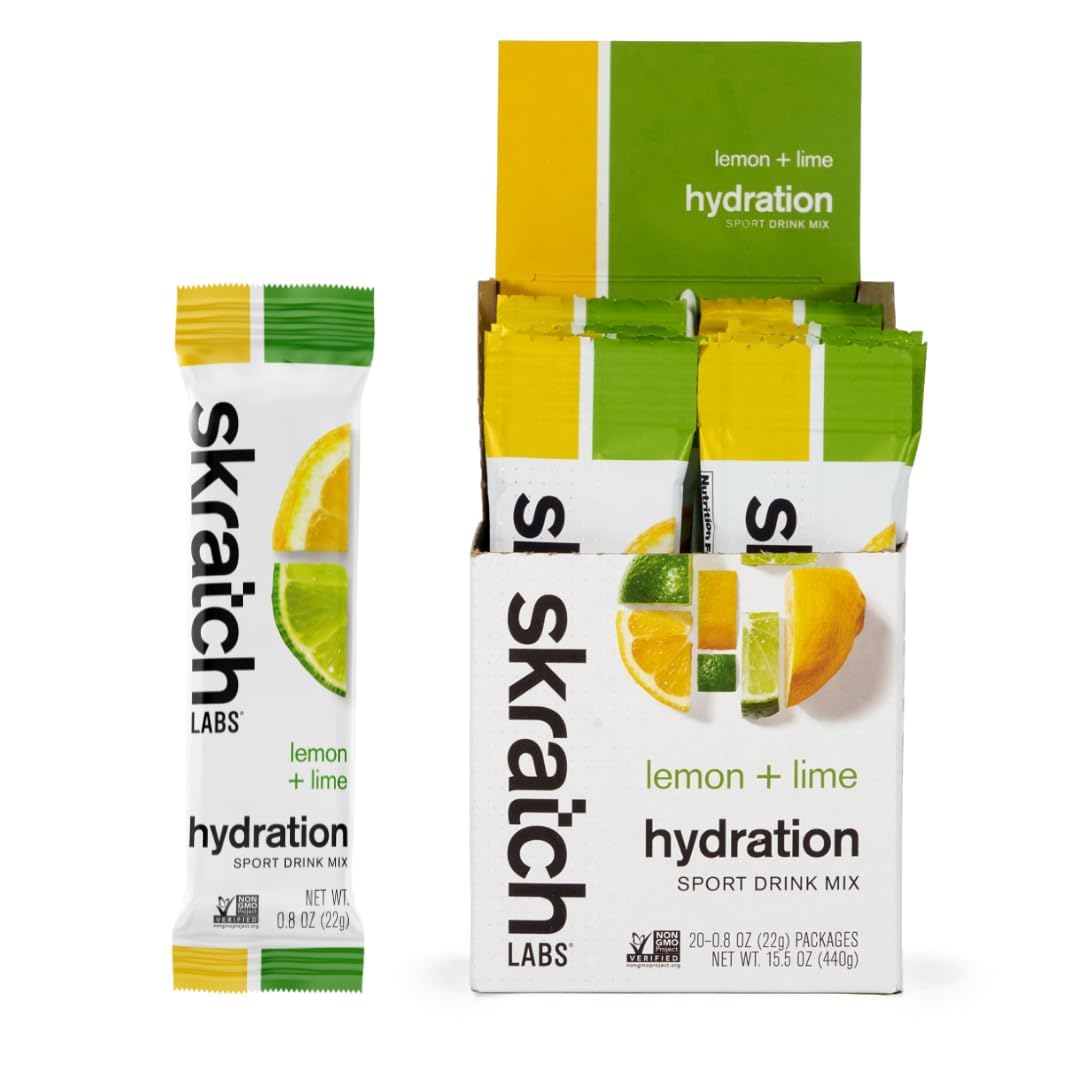 Skratch Labs Lemon Lime Hydration Packets 20-count hero image