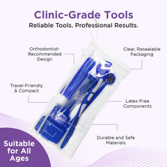 Ergonomic lightweight handle for easy reach around braces