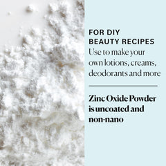 Packaging of Sky Organics zinc oxide powder 16 oz