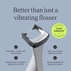 Reusable floss heads close-up for Slate Flosser