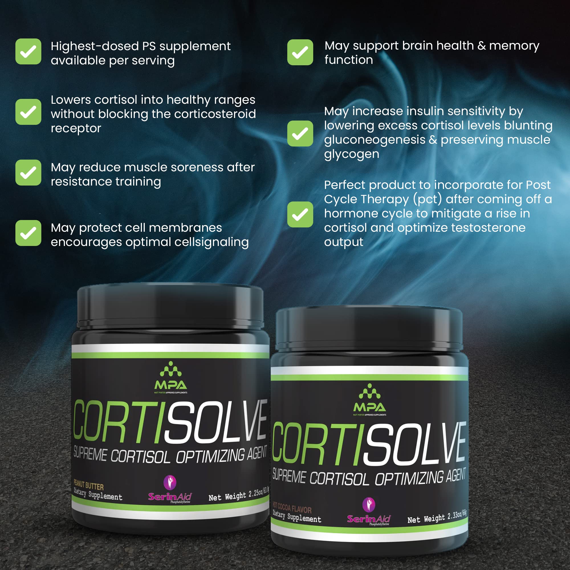 Lifestyle shot of hot cocoa flavor SleekMax CortiSolve