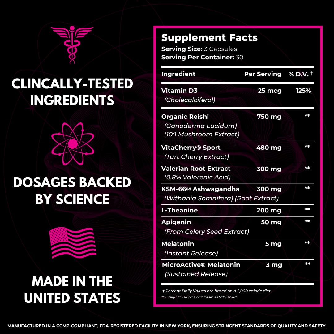 Valerian root included in sleep formula