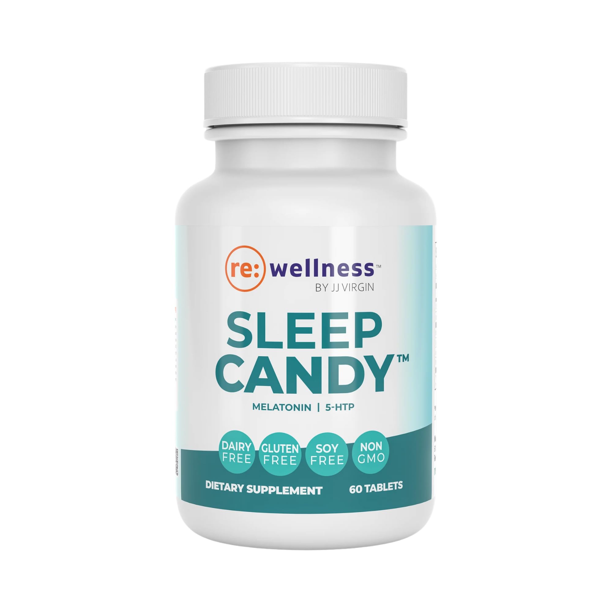 Sleep Candy lemon flavor hero image showing 60 chewable tablets