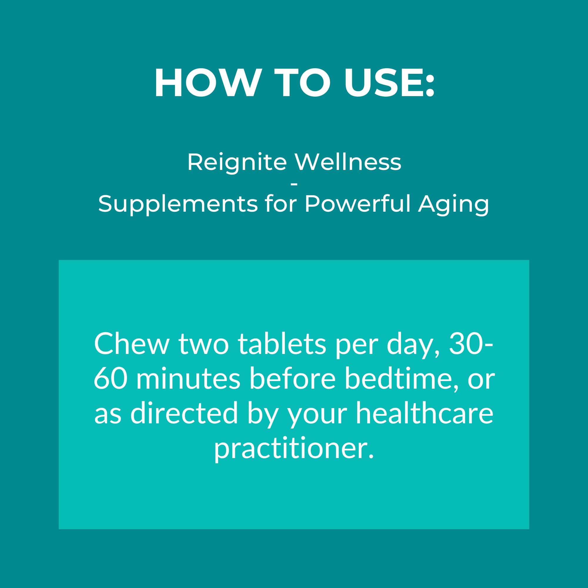 Back of pack information for Sleep Candy