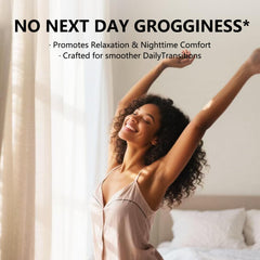 Graphic showing natural sleep ingredients used in the gummies