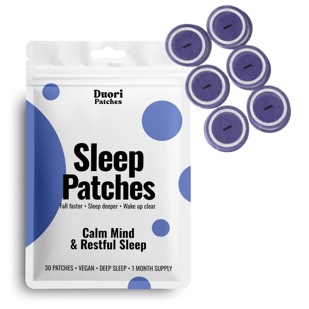Diagram showing 8-hour slow-release sleep patch