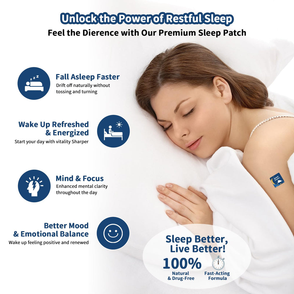 Box packaging for Sleep Patches – 2 Box, 120 patches