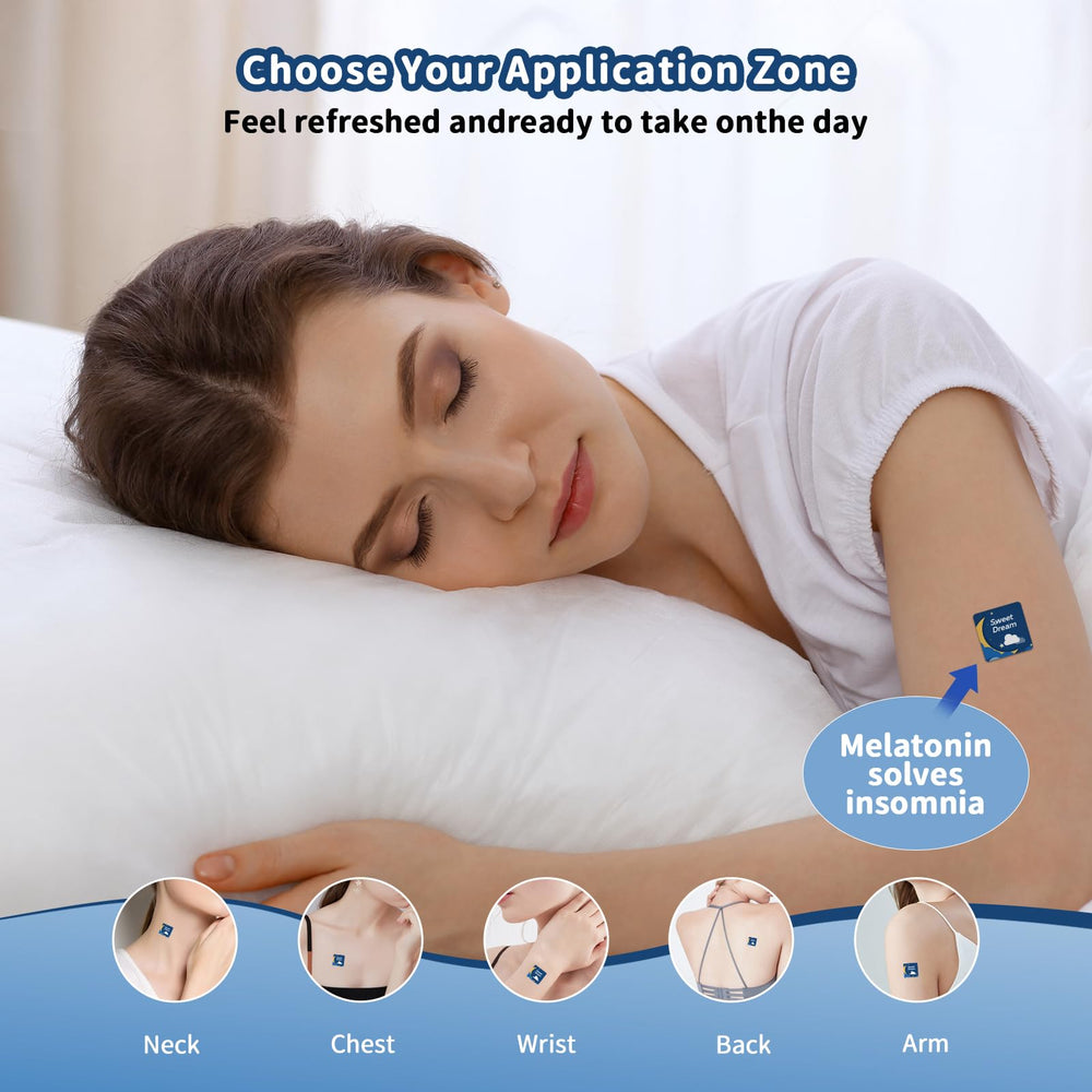 Applying the Sleep Patch before bed