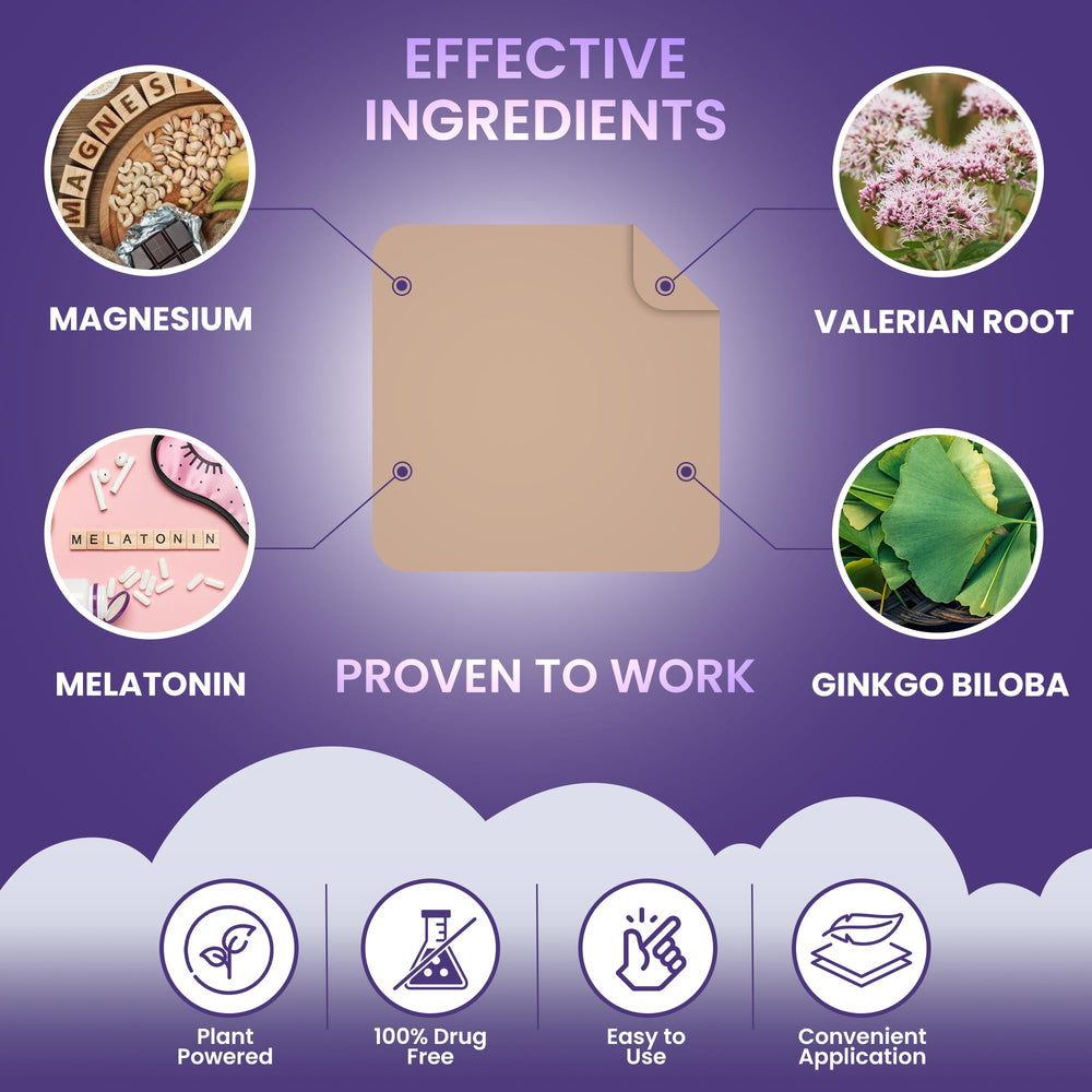 Patch applied to the arm before bed