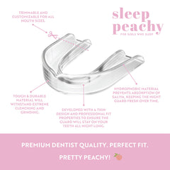Braces-friendly Sleep Peachy night guard - Clear