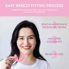 Braces-friendly Sleep Peachy Night Guard for braces wearers