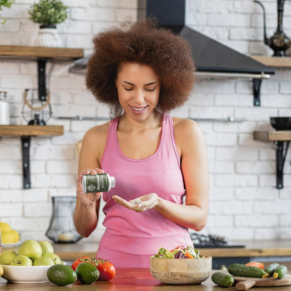 Promotes sleep and relaxation with magnesium