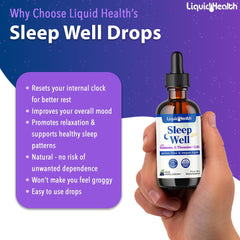 Close-up of the Sleep Well Melatonin Drops dropper