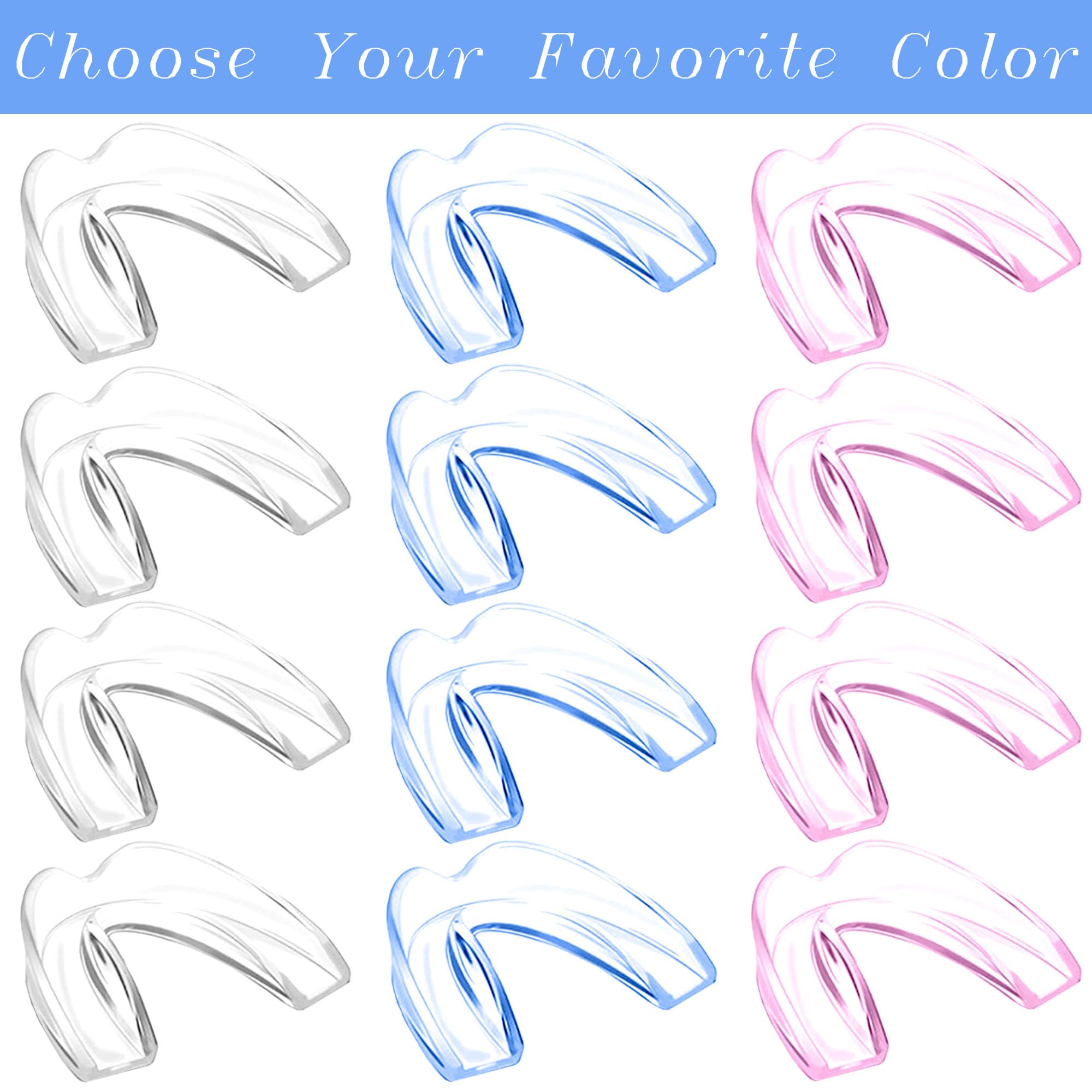 Sleep better with pink mouth guard protection