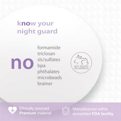 TMJ and bruxism protection with Sleepette night guard