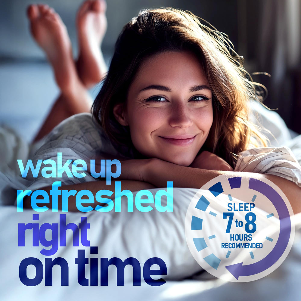 SleepProtein Made-in-USA facility badge suggests trusted production standards.