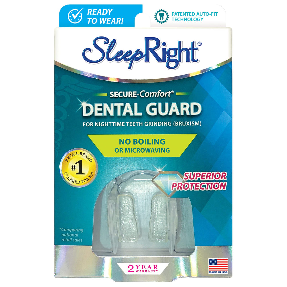 Warranty badge for SleepRight Secure-Comfort dental guard