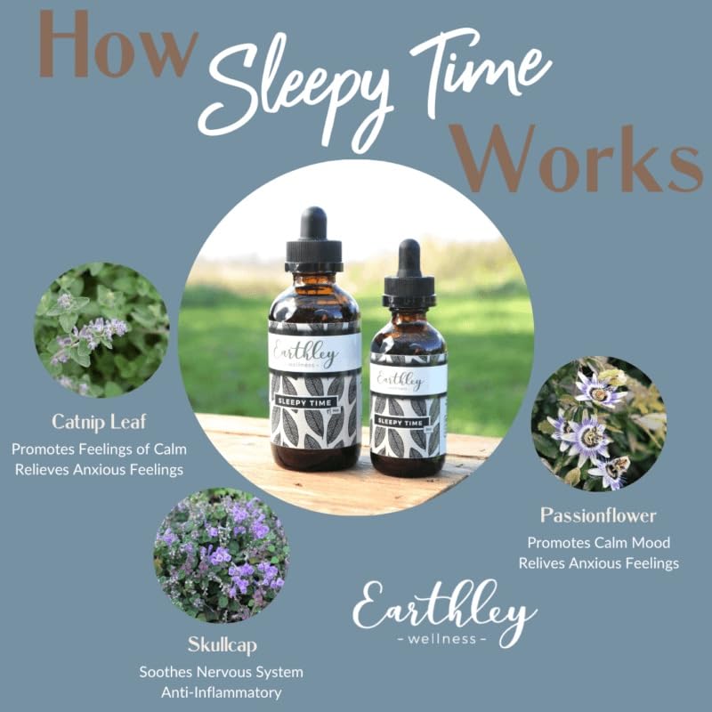 Sleepy Time 1oz bottle – label close-up
