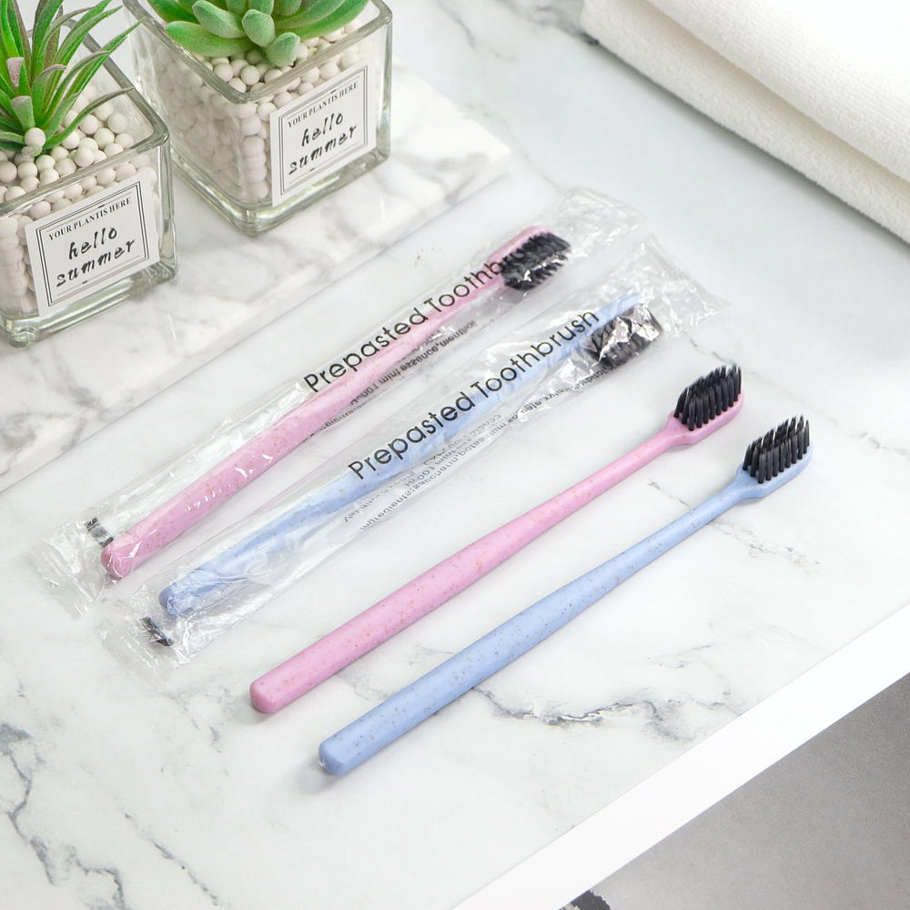 Individually sealed packs keep bristles dry