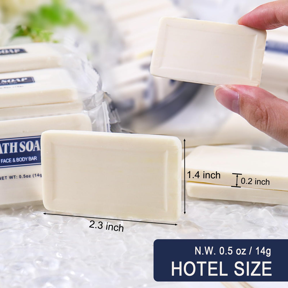 Travel-size toiletries kit with toothbrush and soap