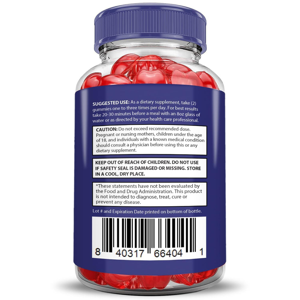 Vegan, Non-GMO, gluten-free, gelatin-free Slim Fusion Keto ACV Gummies