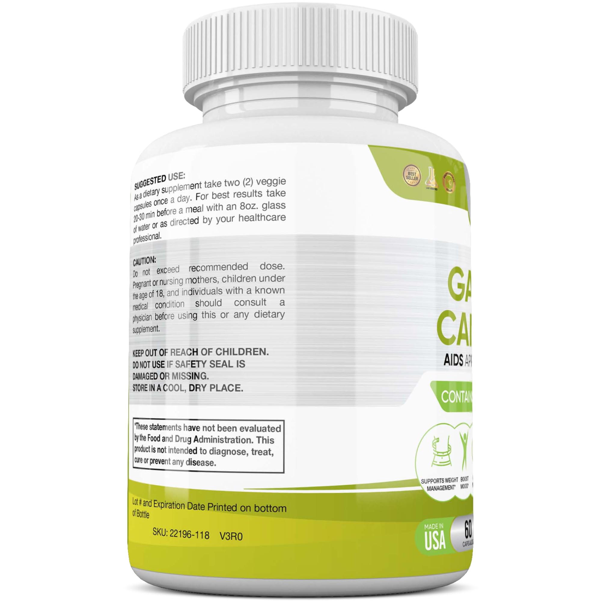 Slim Heat USA-made bottle close-up communicates quality manufacturing