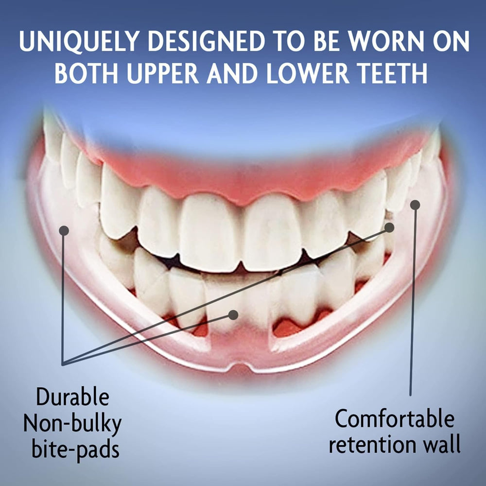 Slim sleek dental night guard no boiling or molding required