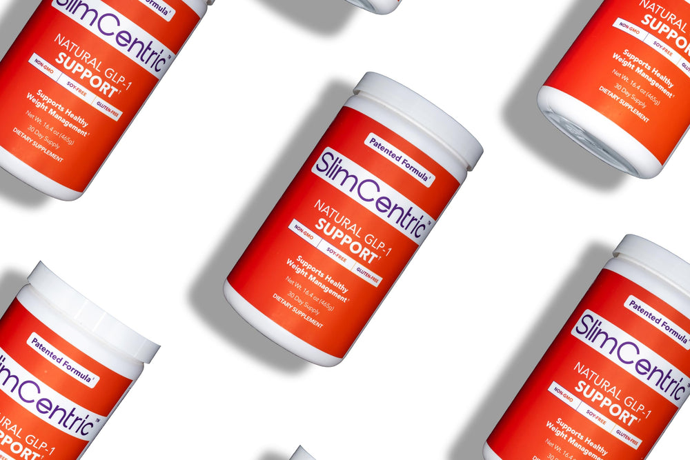 SlimCentric GLP-1 bottle with label