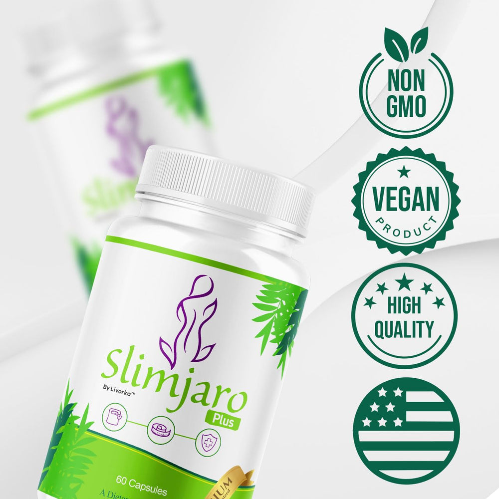All-natural ingredients illustration for SlimJaro Plus
