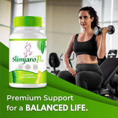 Slimjaro Pro bottle showing 60 capsules