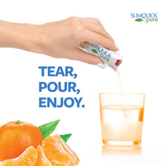 Nutrition facts on SlimQuick packaging