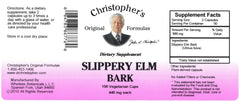 Close-up of Slippery Elm bark used in the capsules