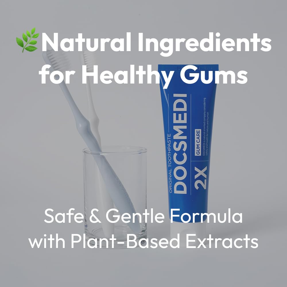 Slow Recipe DOCSMEDI Doctrust K tube close-up label highlighting 922 ppm fluoride and natural ingredients
