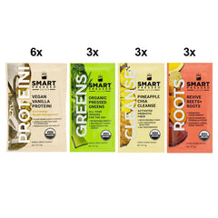 SMART Pressed cold-pressed greens juice offers nutrient rich flavor for daily wellness.