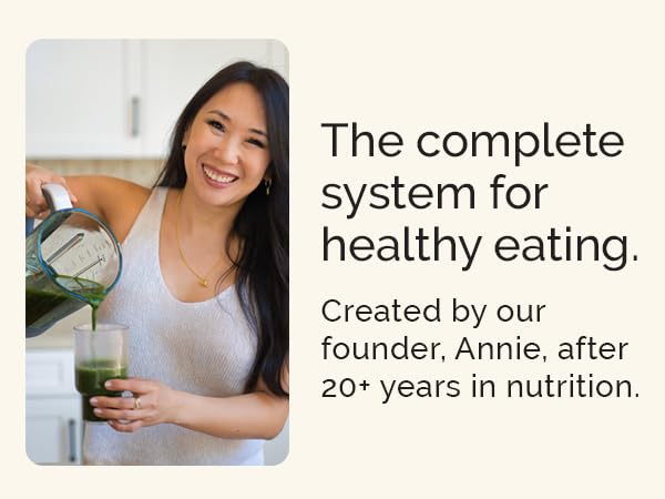 SMART Pressed organic ingredients display shows 50+ superfoods for balanced nutrition