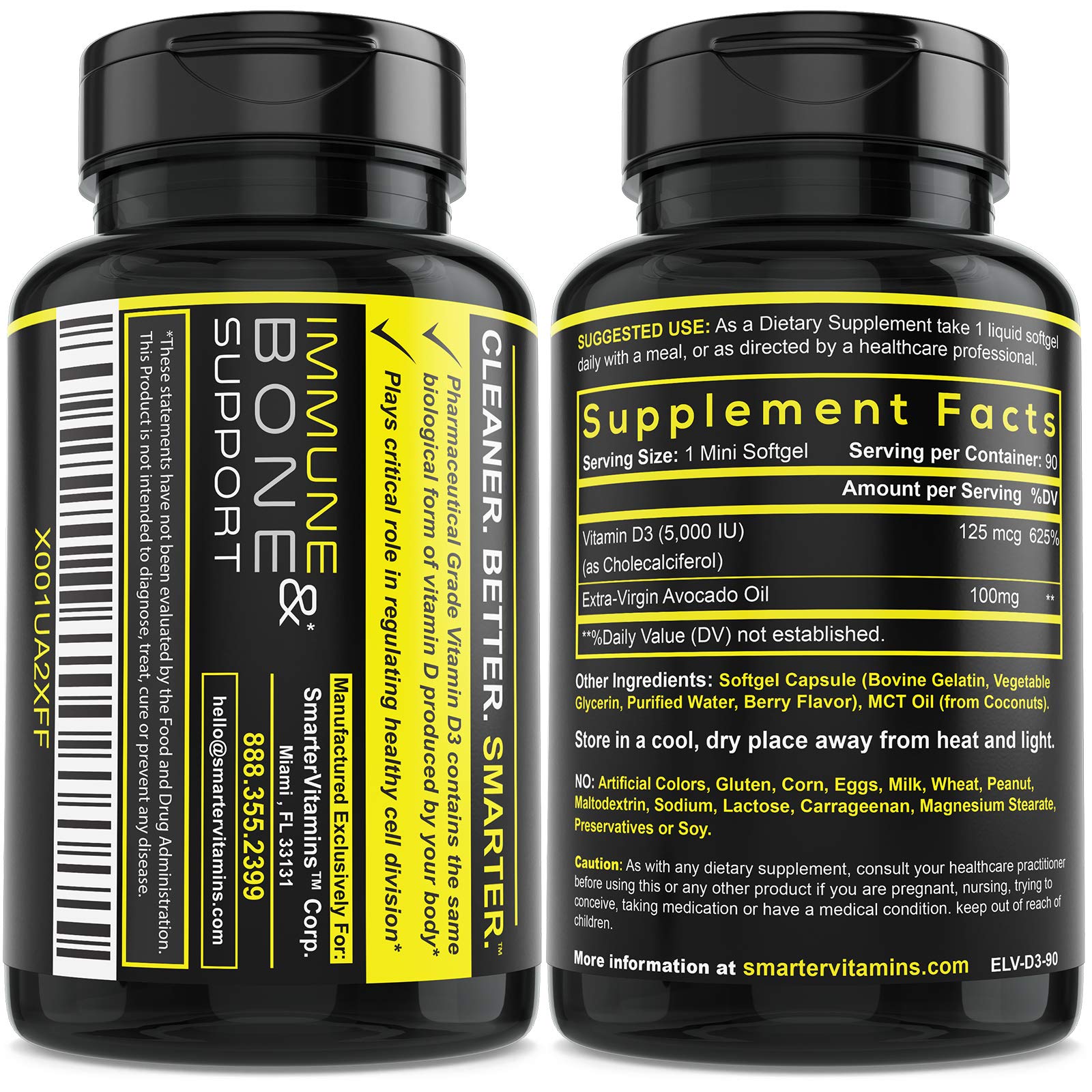 Clean formula graphic highlighting non-GMO, gluten-free, soy-free