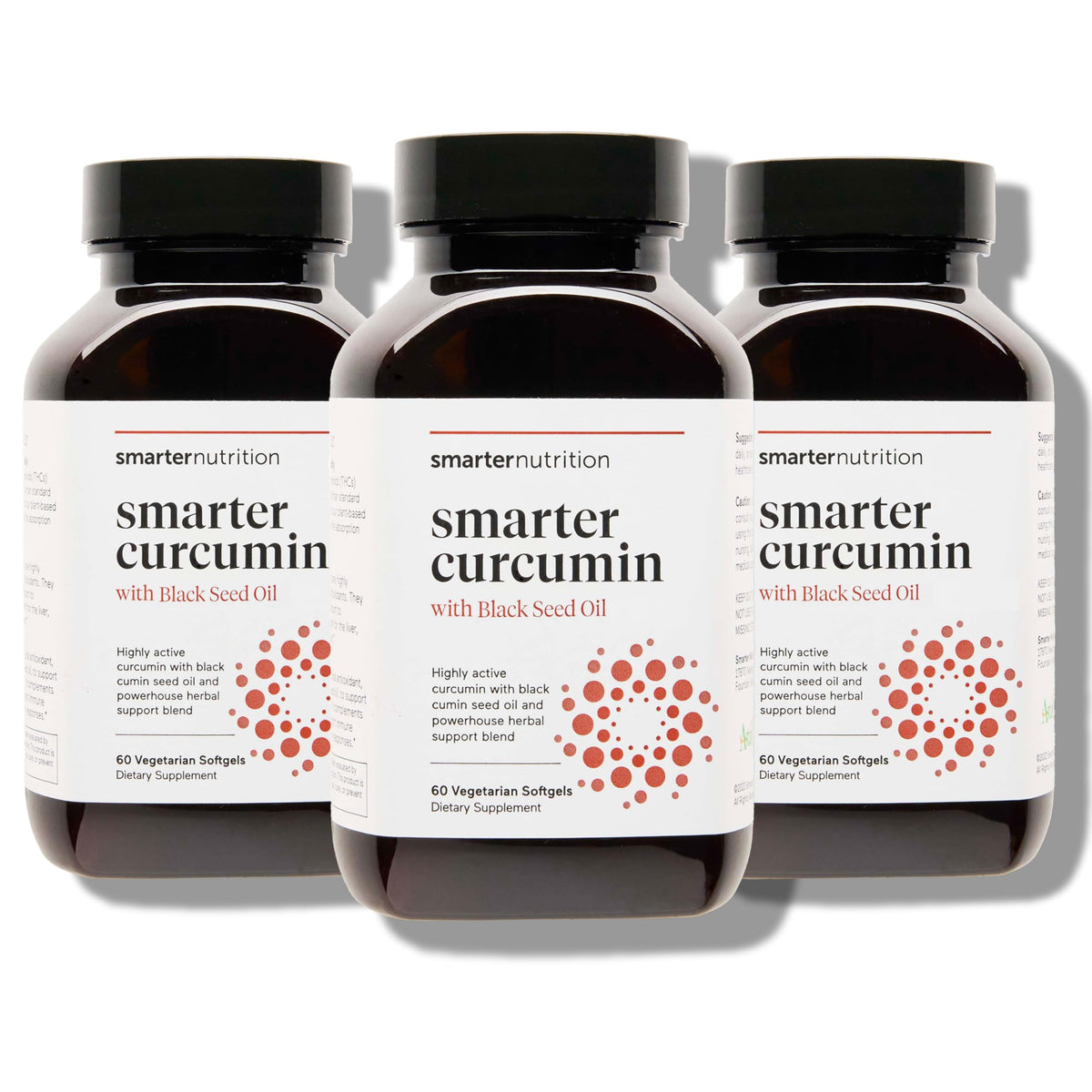 Smarter Nutrition Curcumin Softgels bottle front view
