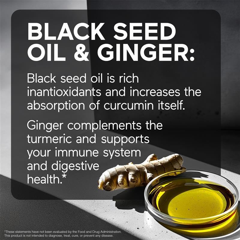 Black seed oil component imagery accompanying Curcumin formula