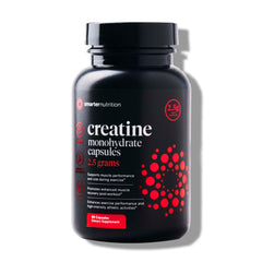 Front view of SMARTERNUTRITION Creatine Monohydrate Pills bottle