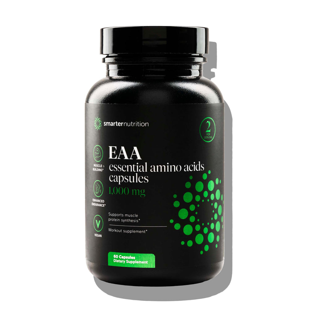 SMARTERNUTRITION EAA capsules bottle label