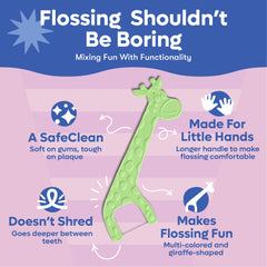 Close-up of straw-wheat blend floss pick