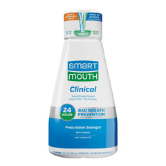 SmartMouth Clinical DDS Activated Oral Rinse 32oz bottle front view